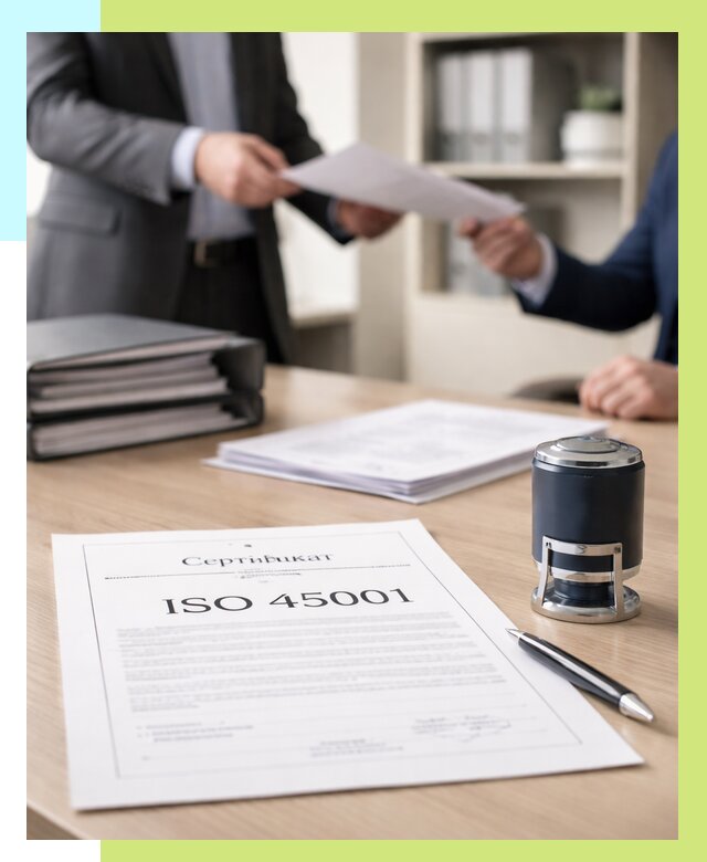 Сертификат ISO 45001 в Карпинске под ключ от 46206 р. | Сертэкс